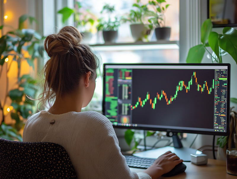 Consultor financiero profesional trabajando con cliente en oficina moderna
